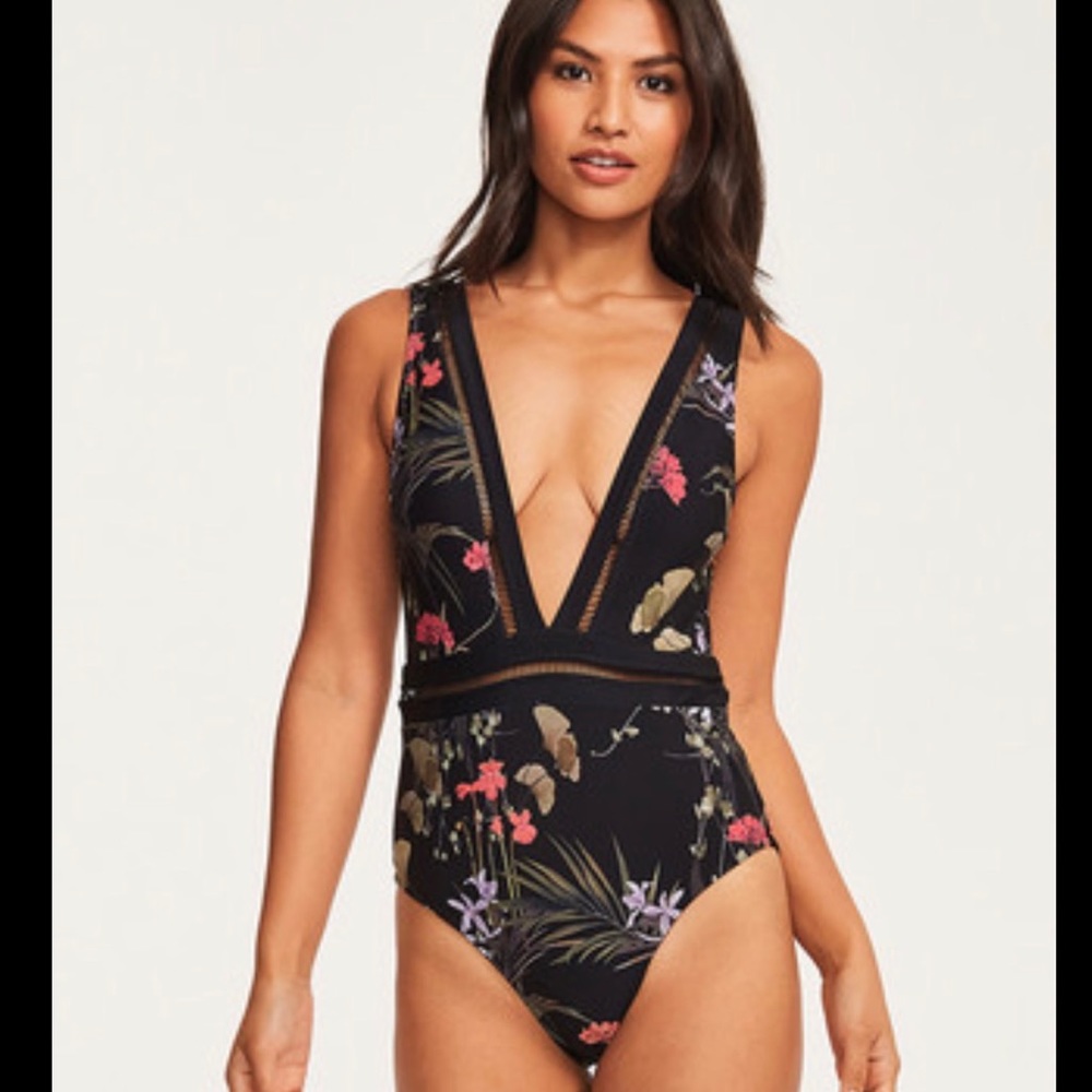 NWT Ted Baker Gessie Highland Plunge One Piece Swimsuit - Picture 11 of 16